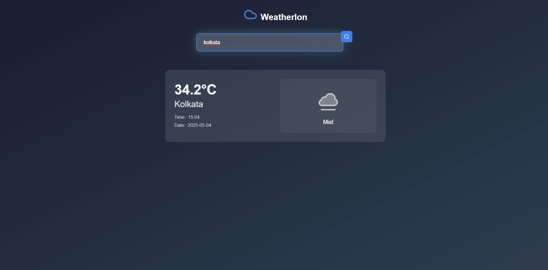 Weatherlon screenshot